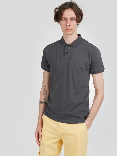 Fundango Incognito Mono Poloshirt for men in grey 5