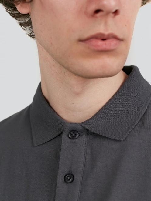 Fundango Incognito Mono Poloshirt for men in grey 6