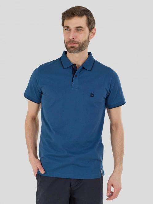 Fundango Incognito Mono Poloshirt for men in blue 2