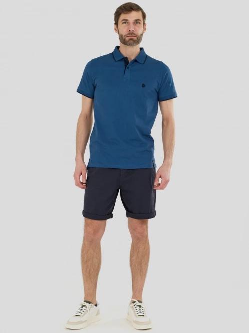 Fundango Incognito Mono Poloshirt for men in blue 4