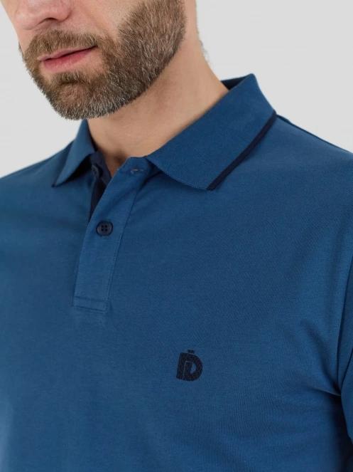 Fundango Incognito Mono Poloshirt for men in blue 5