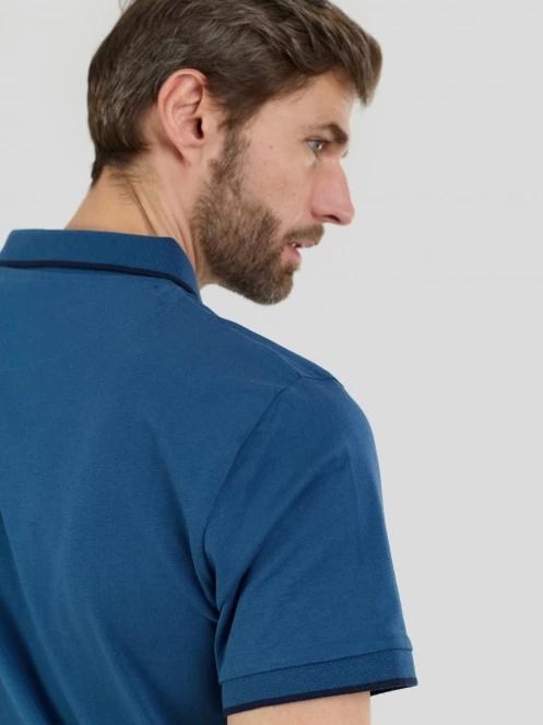 Fundango Incognito Mono Poloshirt for men in blue 7