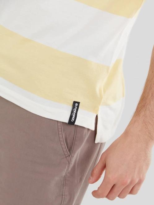 Fundango Incognito Stripe Poloshirt for men in yellow 6