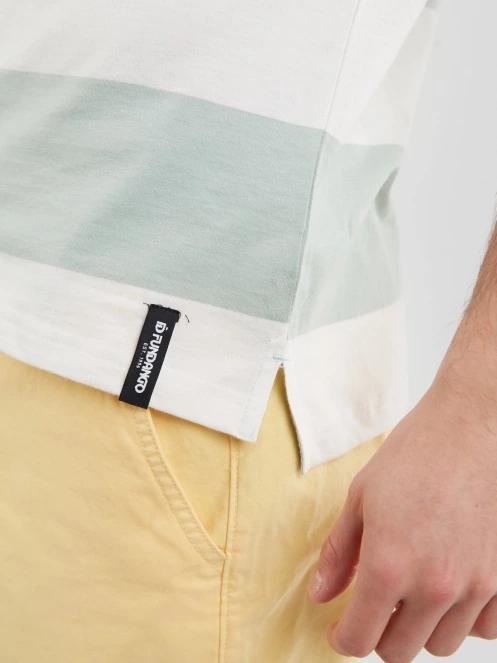 Fundango Incognito Stripe Poloshirt for men in light blue 6