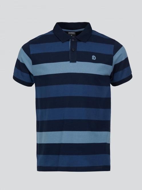 Fundango Incognito Stripe Poloshirt for men in dark blue 7