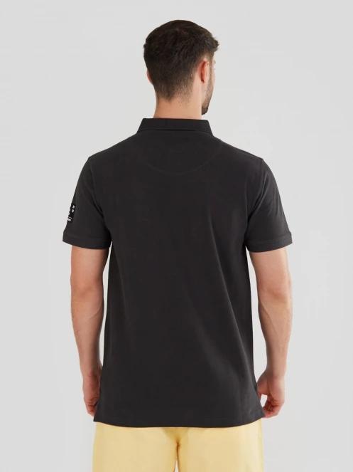 Fundango Molton Poloshirt for men in grey 3