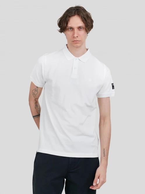 Fundango Insignia Poloshirt for men in white 2