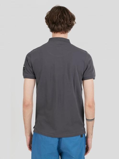 Fundango Insignia Poloshirt for men in grey 3