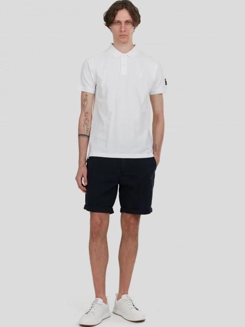 Fundango Insignia Poloshirt for men in white 4