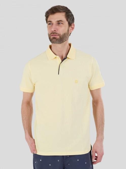 Fundango Insignia Poloshirt for men in yellow 2