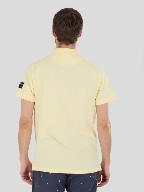 Fundango Insignia Poloshirt for men in yellow 3