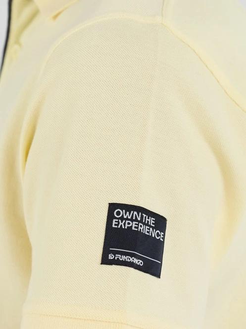Fundango Insignia Poloshirt for men in yellow 6
