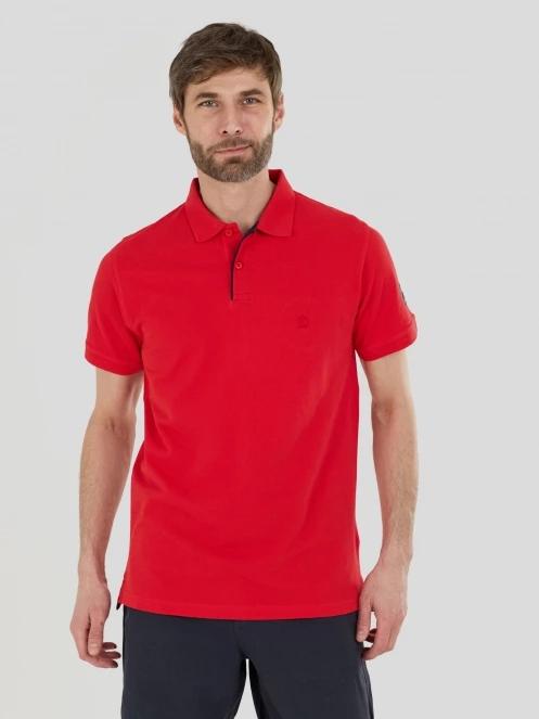 Fundango Insignia Poloshirt for men in red 2