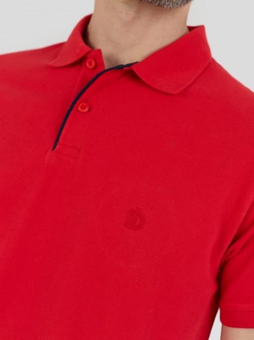 Fundango Insignia Poloshirt for men in red 5