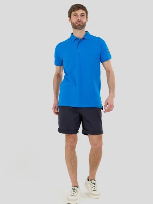 Fundango Insignia Poloshirt for men in blue 4