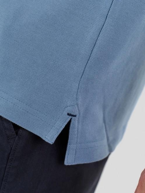 Fundango Insignia Poloshirt for men in light blue 8