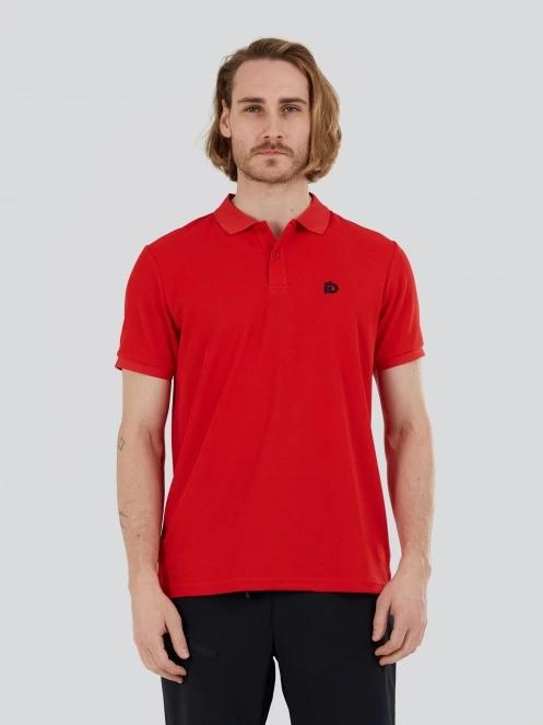 Fundango Zeno Tech Poloshirt for men in red 2