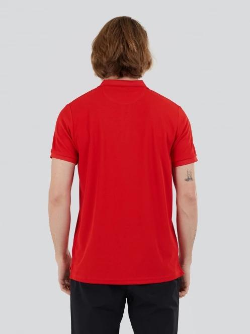 Fundango Zeno Tech Poloshirt for men in red 3