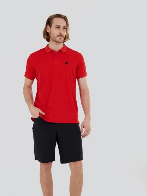 Fundango Zeno Tech Poloshirt for men in red 5