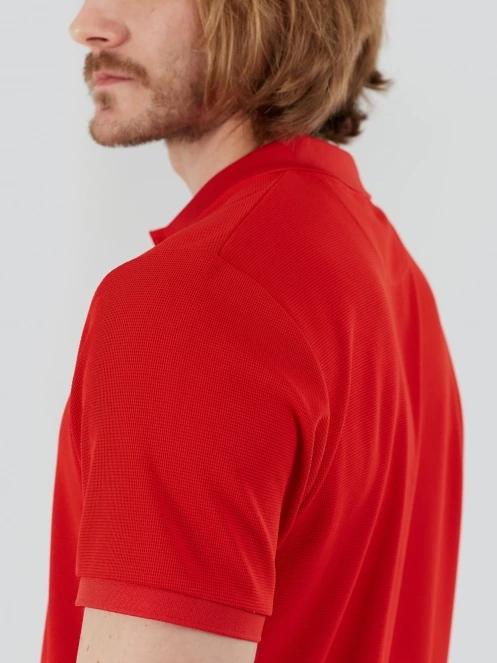 Fundango Zeno Tech Poloshirt for men in red 7