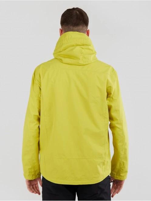 Fundango Piorini Waterproof jacket for men in yellow 3