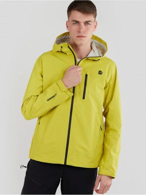 Piorini Waterproof jacket men raincoat yellow
