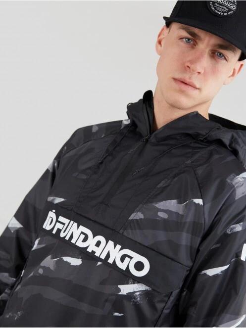 Fundango Salmo Logo Anorak for men in black 5