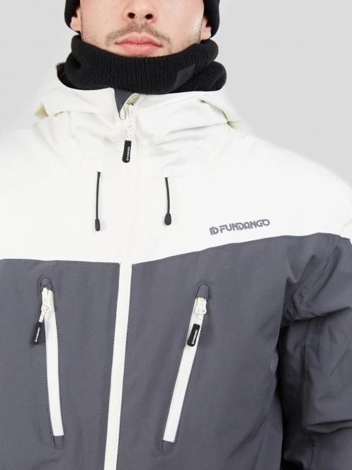 Fundango Privet Allmountain Jacket for men in white 5
