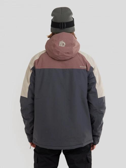 Fundango Burnaby Logo Anorak for men in purple 3