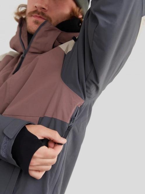 Fundango Burnaby Logo Anorak for men in purple 7