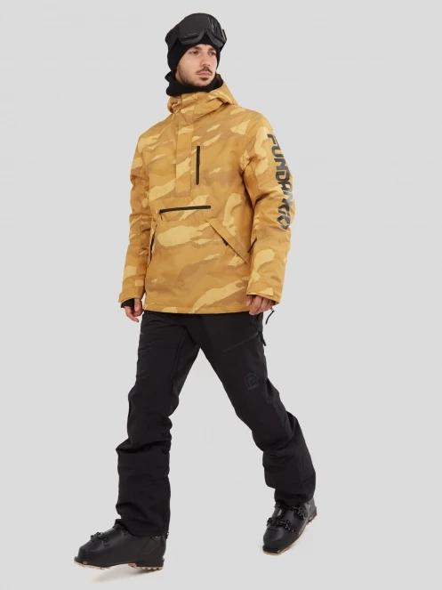 Fundango Tilbury Logo Anorak for men in orange 4