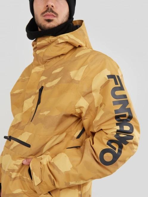 Fundango Tilbury Logo Anorak for men in orange 6