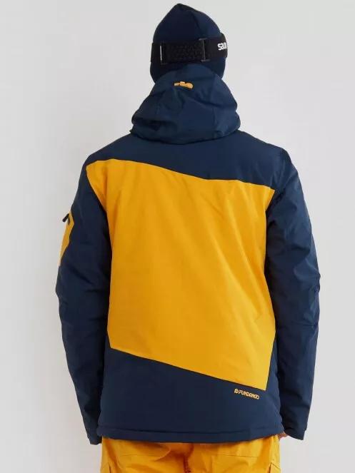 Fundango Privet Jacket for men in orange 3