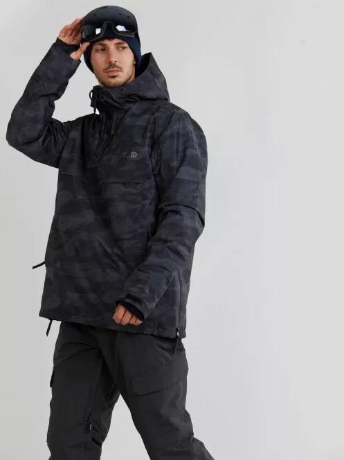 Fundango Burnaby Anorak for men in black 5