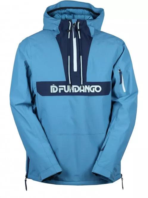 Fundango Burnaby Logo Anorak for men in light blue 6