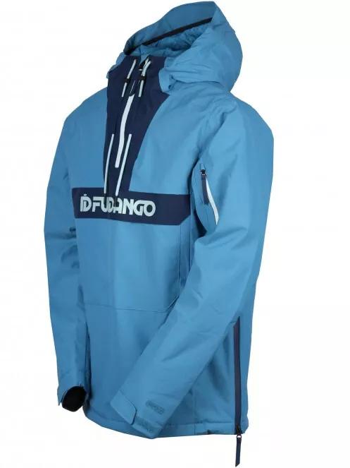 Fundango Burnaby Logo Anorak for men in light blue 7