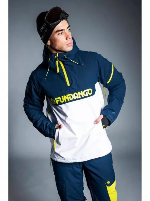 Fundango BURNABY LOGO Anorak for men in dark blue 4