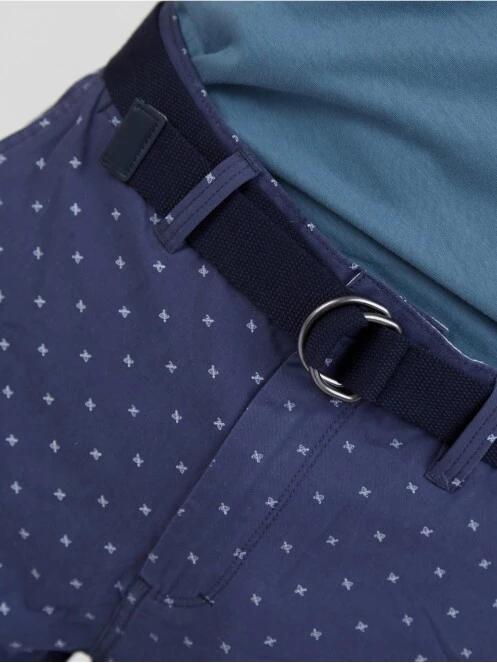 Fundango North Shore Chino Shorts for men in dark blue 4
