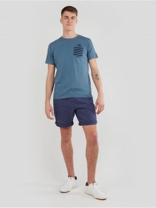 Fundango North Shore Chino Shorts for men in dark blue 6