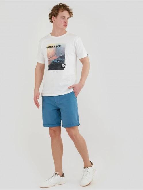 Fundango North Shore Chino Shorts for men in blue 4