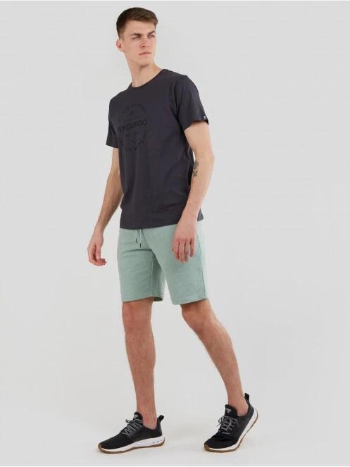 Fundango Delon Sweatshort for men in green 5