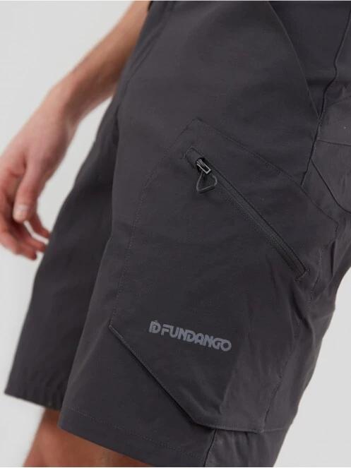 Fundango Barnet Cargo Short for men in grey 6
