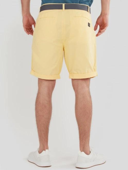 Fundango North Shore Chino Shorts for men in yellow 3