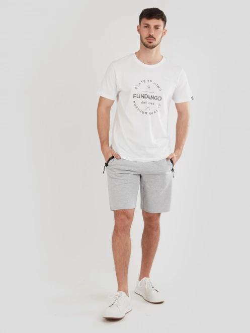 Fundango Woody Sweatshort for men in grey 4