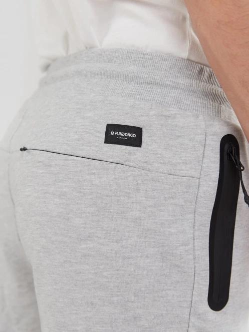 Fundango Woody Sweatshort for men in grey 6