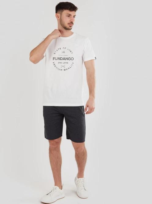 Fundango Woody Sweatshort for men in black 4