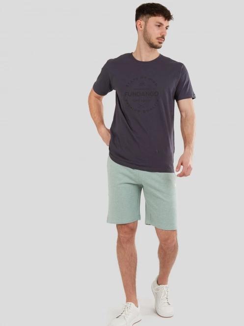 Fundango Delon Sweatshort for men in light blue 4