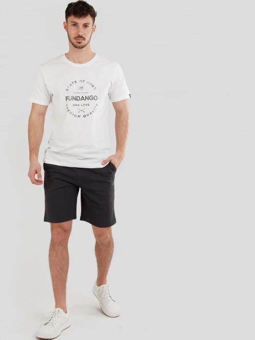 Fundango Delon Sweatshort for men in black 4