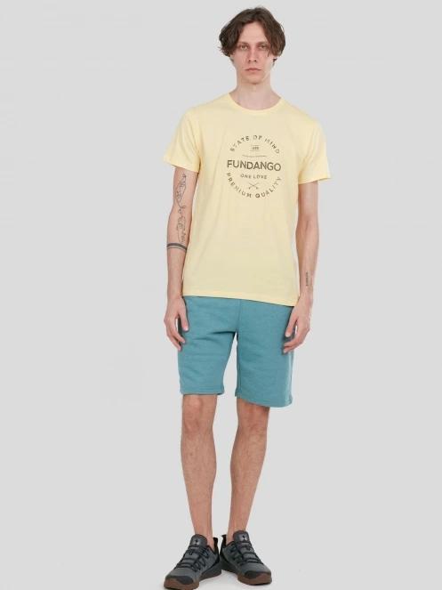 Fundango Delon Sweatshorts for men in green 4