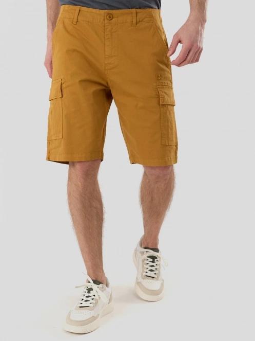 Fundango Zack Cargo Shorts for men in yellow 2